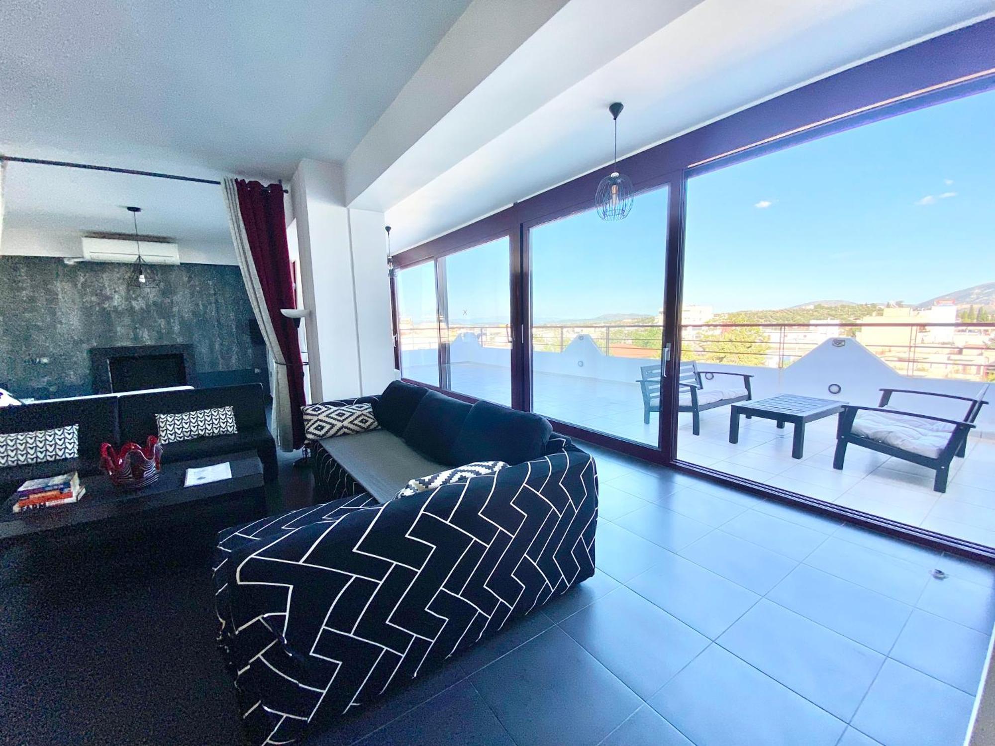 Luxury View Apartment 10Min From Athens Airport Koropi Zewnętrze zdjęcie